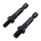 Set of 6 Cr-Mo Self-Tapping Socket Adapters for Insert Nuts or Hanger Bolt