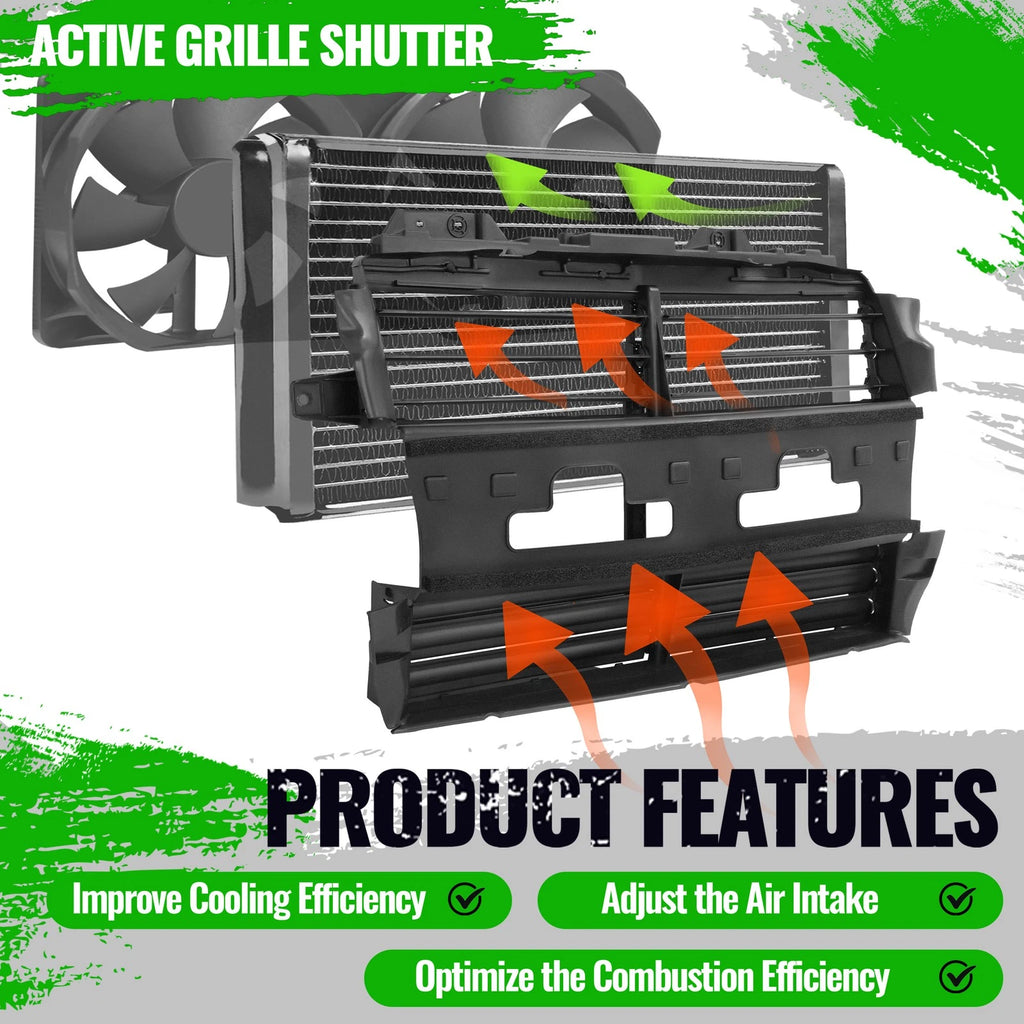Radiator Grille Air Shutter Control Assembly for Ford Explorer (2013–2019)