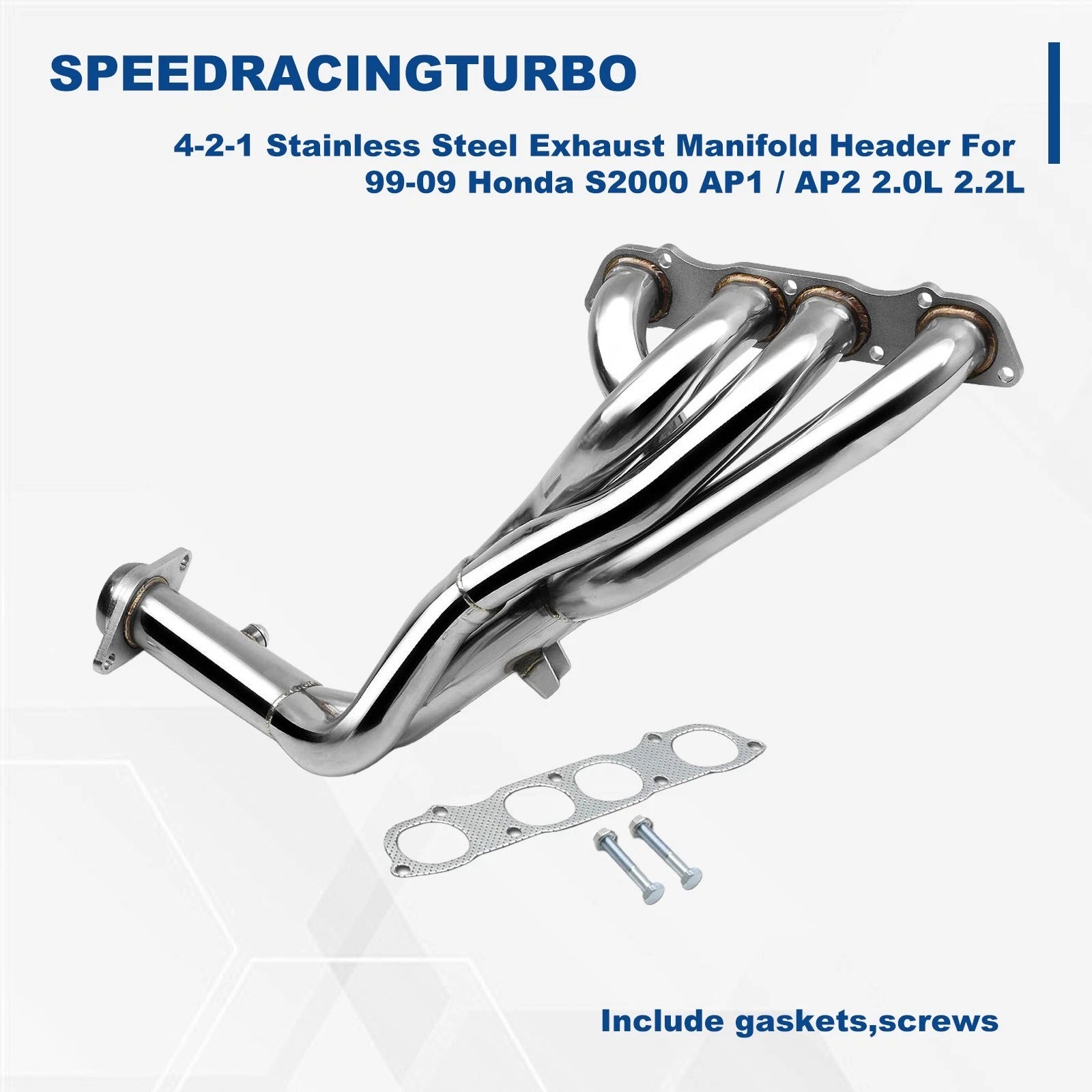 4-2-1 Exhaust Header Manifold for Honda S2000 (2000–2009)