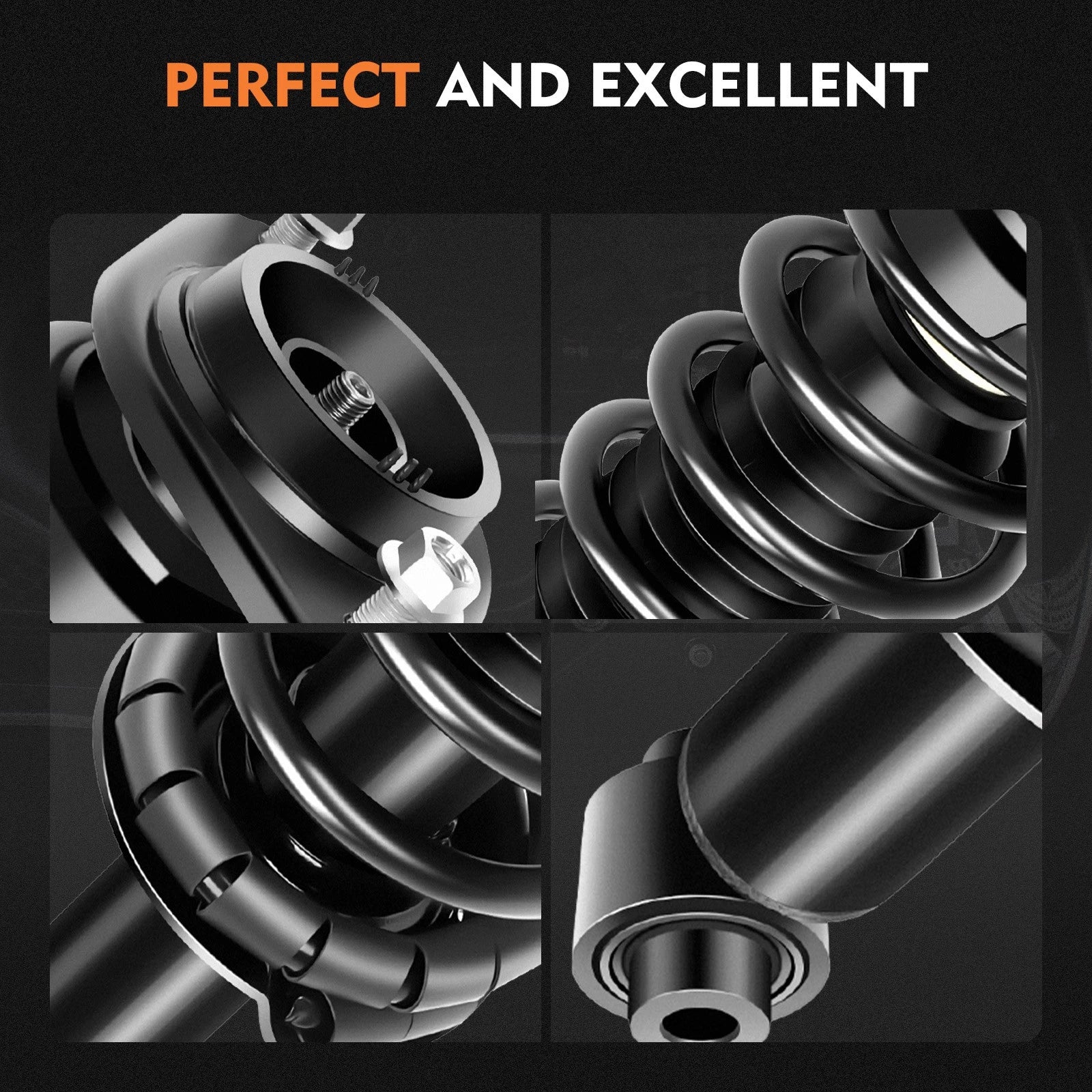 2X Rear Complete Struts Shocks Springs & Mount for Subaru Impreza (2008–2011)