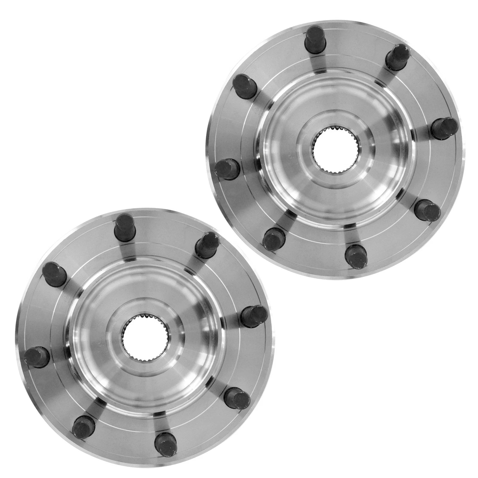 Set of 2 Wheel Bearing Hubs for GMC Sierra 3500, Chevrolet Silverado 3500 (2001–2006) 515088