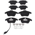Set of 4 Ceramic Brake Pads for VW Jetta Golf Beetle Audi A3 (2006–2016)
