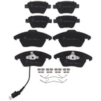 Set of 4 Ceramic Brake Pads for VW Jetta Golf Beetle Audi A3 (2006–2016)