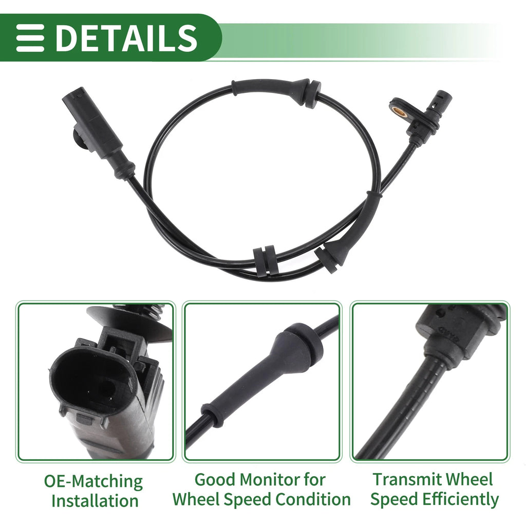 ABS Wheel Speed Sensor No. 47900EL00A for Nissan Versa (2007–2012) Rear Right