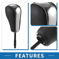 Gear Shifter Knob for BMW 1 Series E81 (2006-2011) Faux Leather Chrome