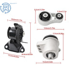 Set of 3 Engine Motor & Transmission Mounts for Mazda CX-7 (2010-2012)