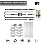 RGB LED Under Car Tube Lights Kit for Universal Vehicles