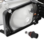 RH Headlight and Corner Lamp with Chrome Bezel for Peterbilt 375 385 (1999-2008)