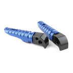 Blue CNC Rear Footpeg Footrests for Yamaha YZF-R1 R6 FZ-07 FZ-09