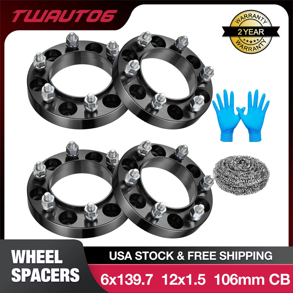 1-Inch Hubcentric Wheel Spacers for Toyota Sequoia (2001–2007)