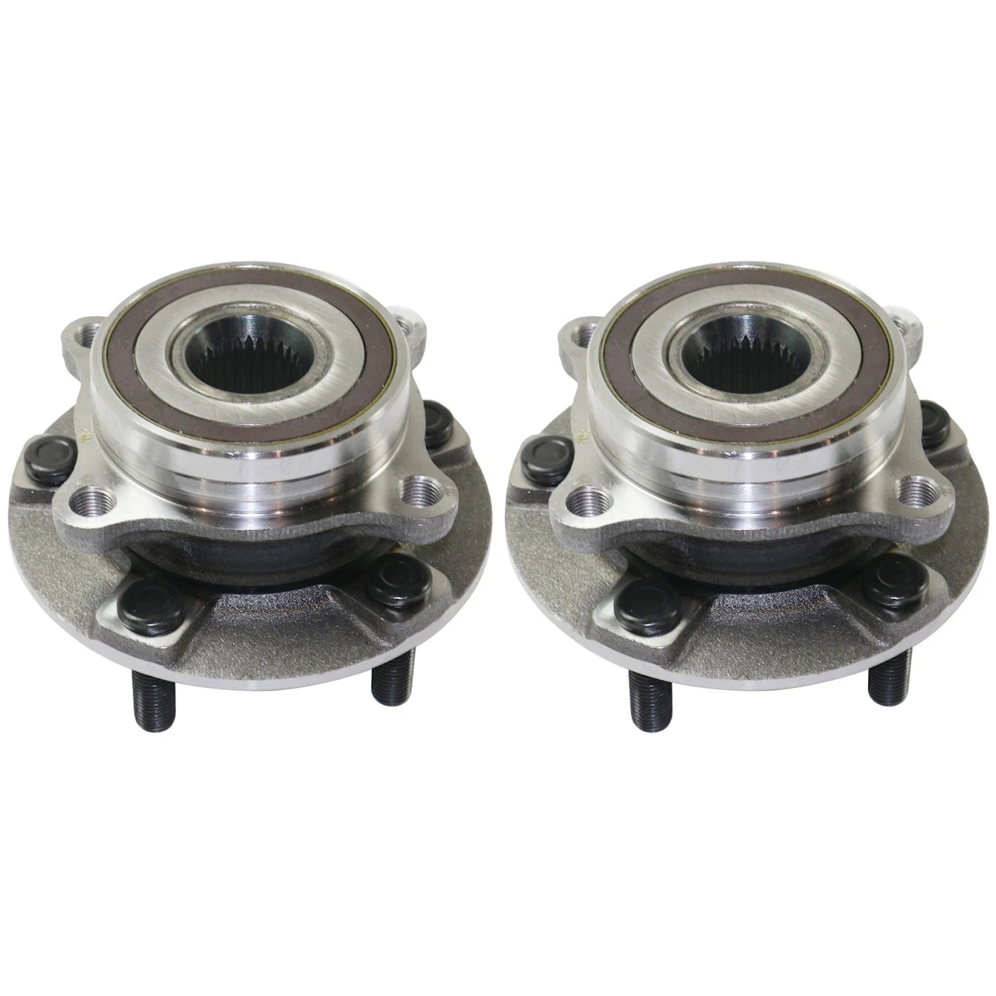 Set of 2 Wheel Hubs for Mitsubishi Lancer (2008–2015) AWD