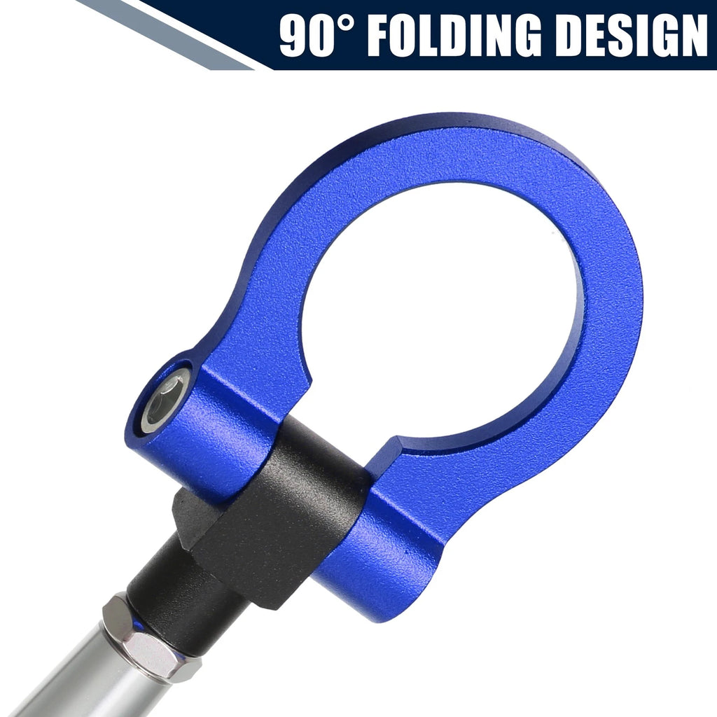 Tow Hook Screw for Nissan GTR (2007–2023) - Blue Round Front Rear Bumper