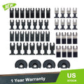 50PC Oscillating Tool Blades for Universal Cutting (Metal, Wood, Plastic)