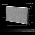 Aluminum Radiator DPI 13273 for VW Jetta Passat 1.4L Hybrid 2.0L TDI (2012–2016)