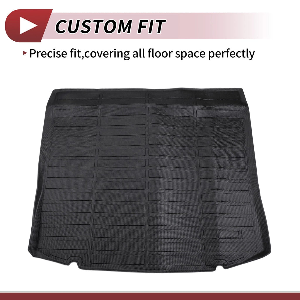 Cargo Liner Rear Trunk Mat for Ford Edge (2015–2024) TPE Long Grid Pattern