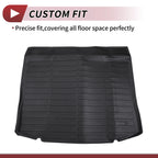Cargo Liner Rear Trunk Mat for Ford Edge (2015–2024) TPE Long Grid Pattern