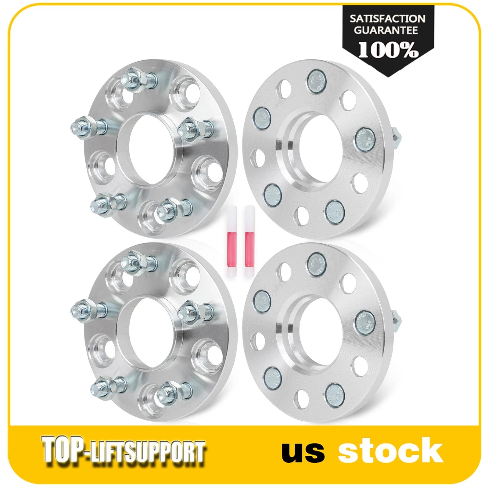 Set of 4 Wheel Spacers 15mm for Honda Civic Acura TL