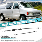 Set of 1 Rear Right Side Door Latch Cable 6C2Z-15431A02-A for Ford E150 (1992–2014)