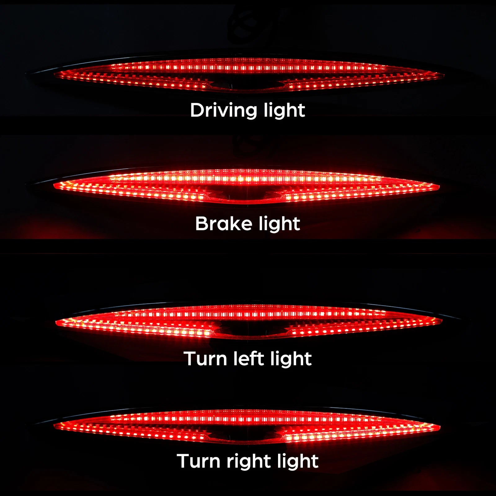 LED Trunk Turn Signals for Honda Goldwing 1800 GL1800 (2018–2020)