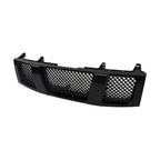 Front Upper Grille Replacement Set for Nissan Titan Armada (2004–2007) Gloss Black