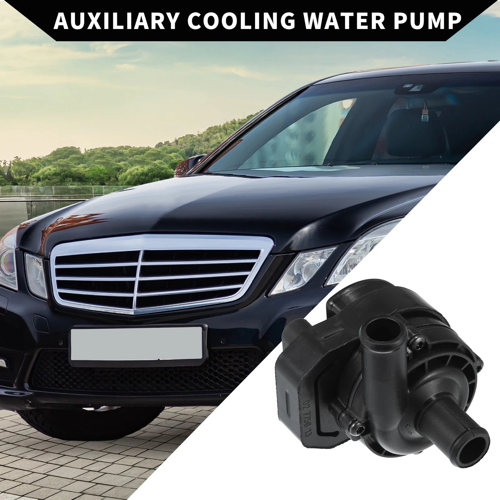 Auxiliary Water Pump for Mercedes-Benz A/B/C/E/GL/M/R-Class (2011–2023) No. 2118350064