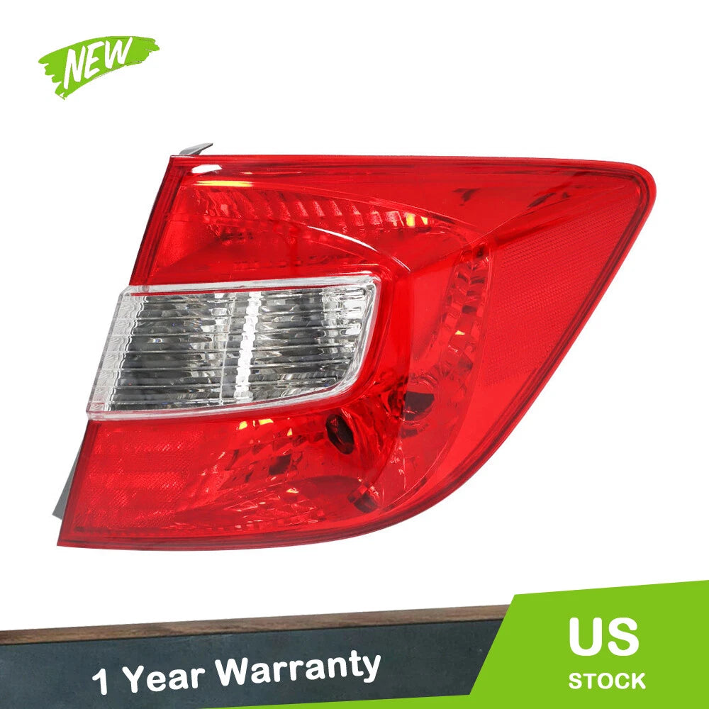 Tail Light Assembly for Honda Civic (2012) Passenger RH Side Halogen