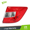 Tail Light Assembly for Honda Civic (2012) Passenger RH Side Halogen