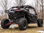SuperATV Tubed Rear Lower Radius Arms for Can-Am Maverick X3 (2017–2023) - Red