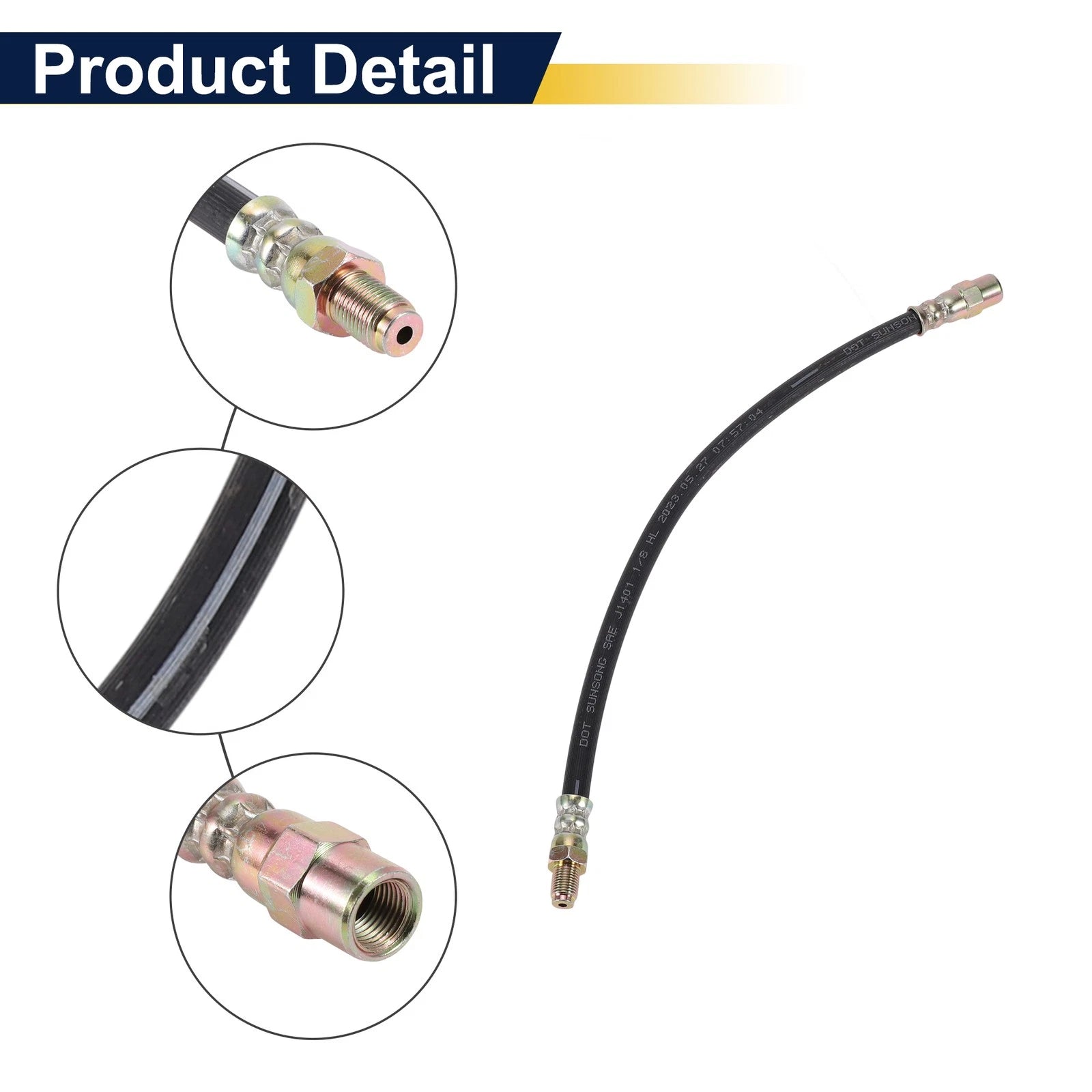 Front Brake Hose for Volkswagen Golf (1979–1992) No. 191611701