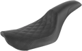 SADDLEMEN Profiler Seat for Harley FXD (1996–2003) - Front Lattice/Rear Smooth