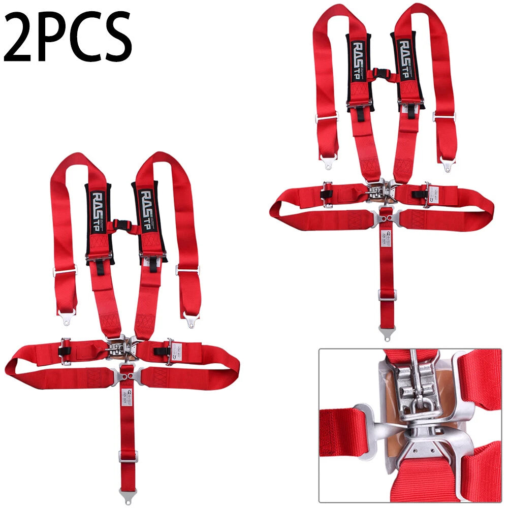 Pair 5 Point Racing Harness Seat Belt for ATV UTV