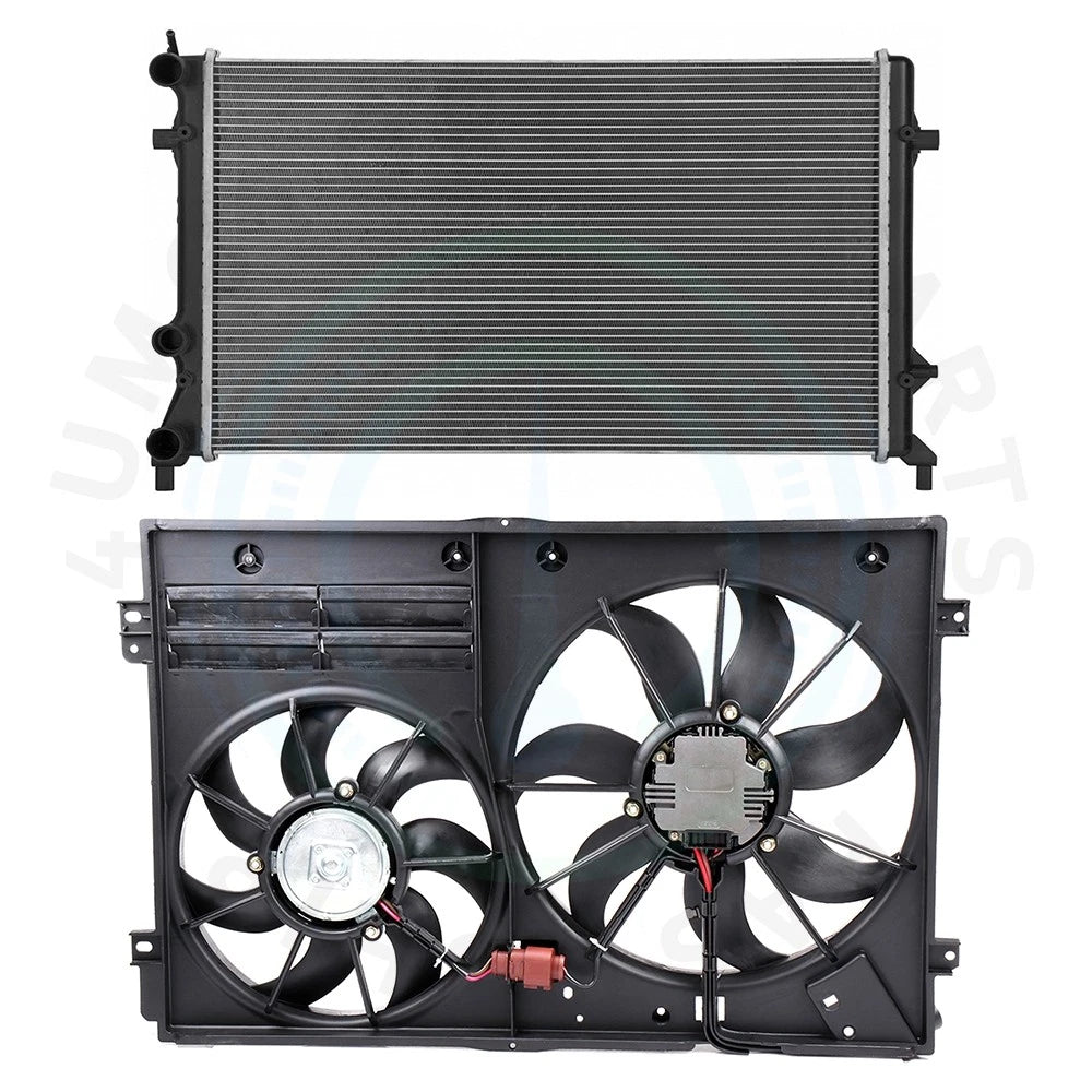 Cooling Fan & Radiator Kit for Volkswagen Jetta (2011)
