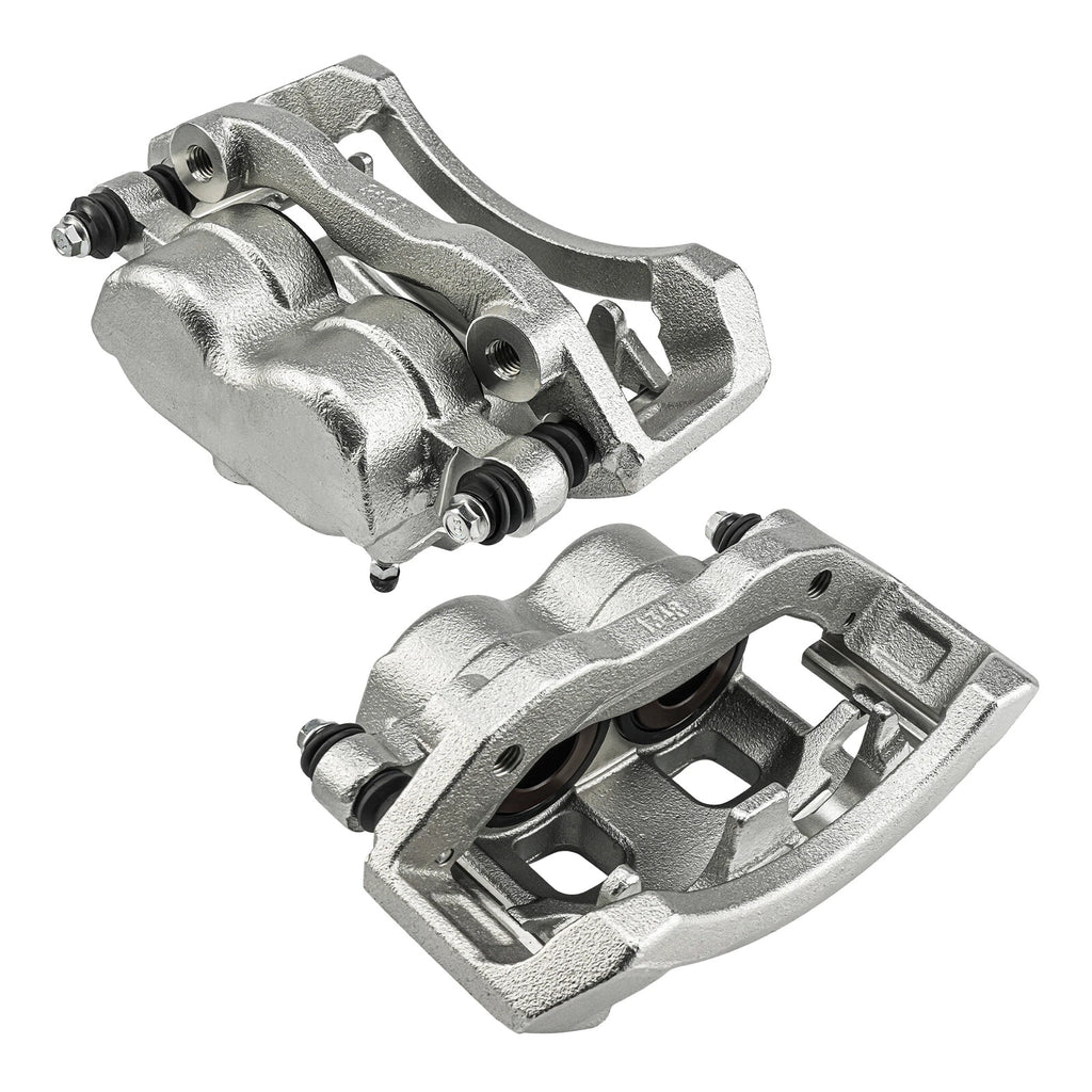 2x Front Brake Caliper w/ Bracket for Dodge Durango (2004–2006) & Ram 1500 (2004–2006)