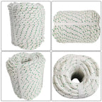 3/8" Double Braid Polyester Bull Rope 200' - 1544Lbs Breaking Strength