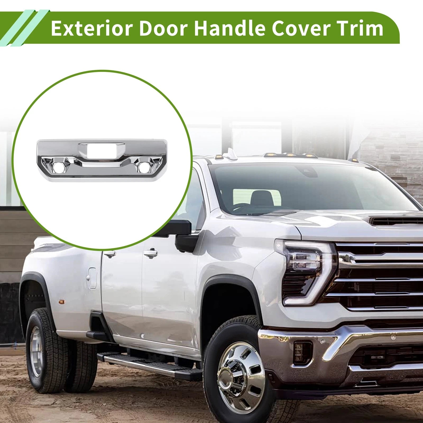 Exterior Door Handle Cover Trim for Chevrolet Silverado 1500 (2019–2024)