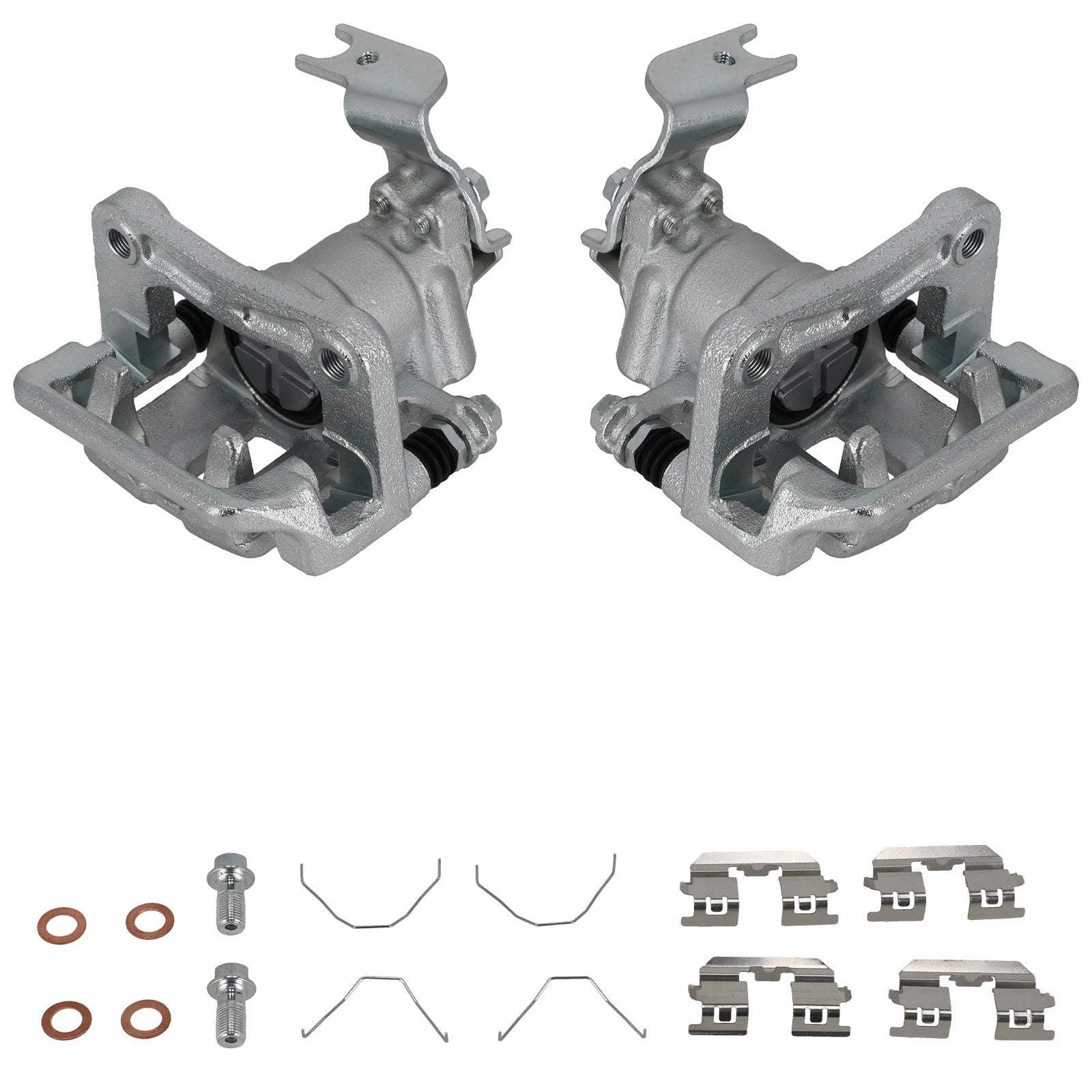 Rear Brake Caliper Pair for Honda Accord (2013-2017) with Bracket