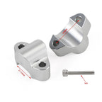 CNC Silver Handle Bar Clamp Riser for CF-Moto CF800MT (2021–2022)