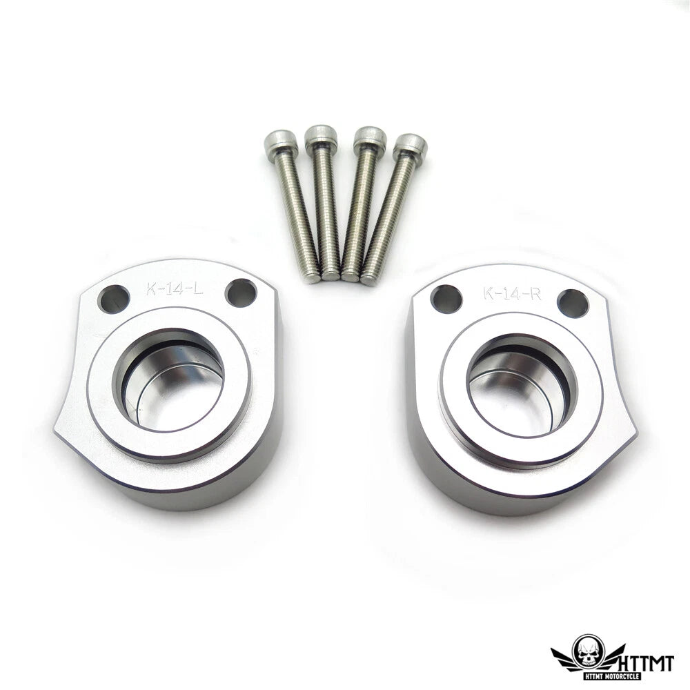 CNC Handlebar Mount Clamps for Kawasaki ZX-14R/ZZR1400 (2006–2018)