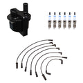 Set of 6 Denso Ignition Coil Wires & Bosch Iridium Spark Plugs for C1500 Jimmy (1995–2001)