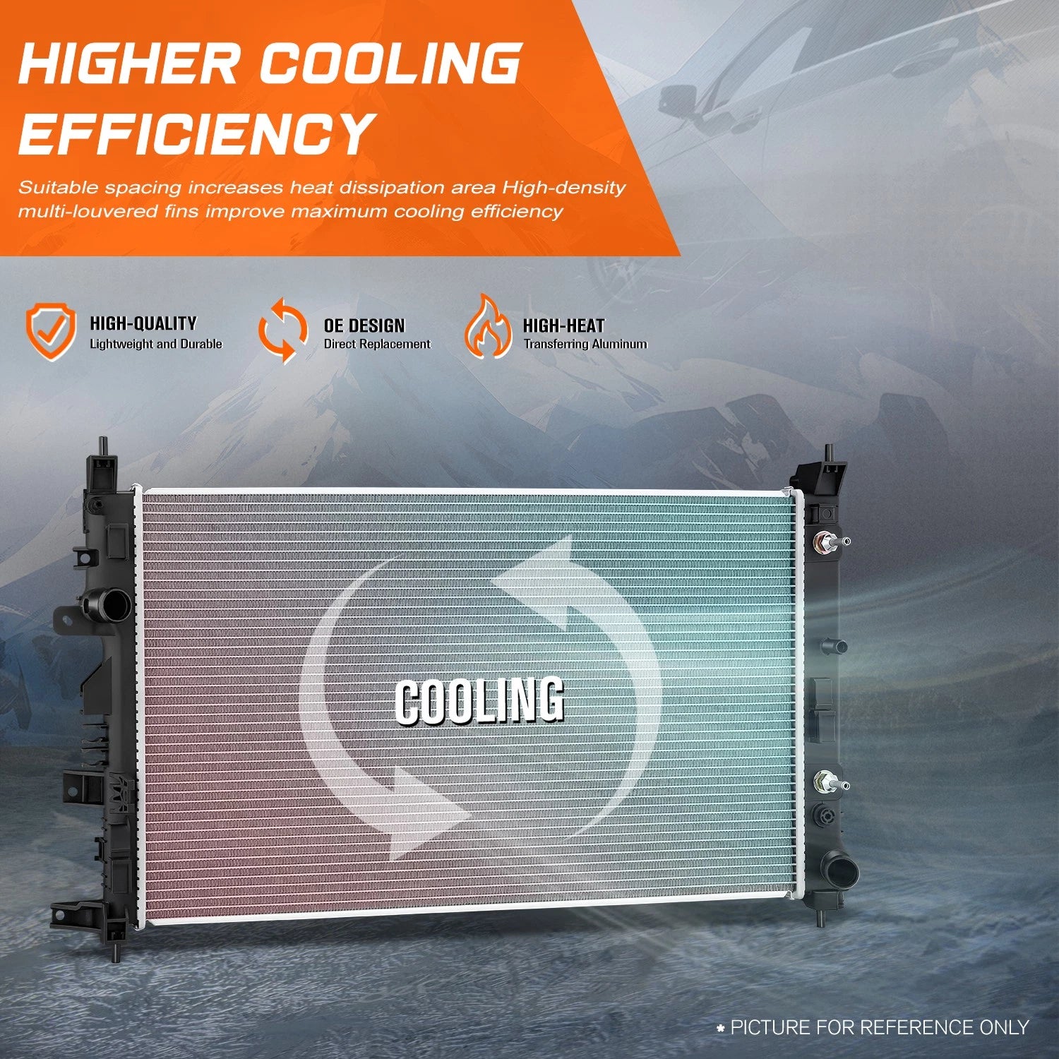 Full Aluminum Core Radiator for Infiniti QX50 QX55 (2019–2025) DPI-13774
