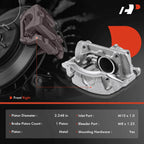 Front Right Brake Caliper with Bracket for Mercedes C280 C320 (2006-2007)