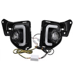 Pair Fog Light Lamp DRL Turn Signal for Toyota Hiace (2014–2018)