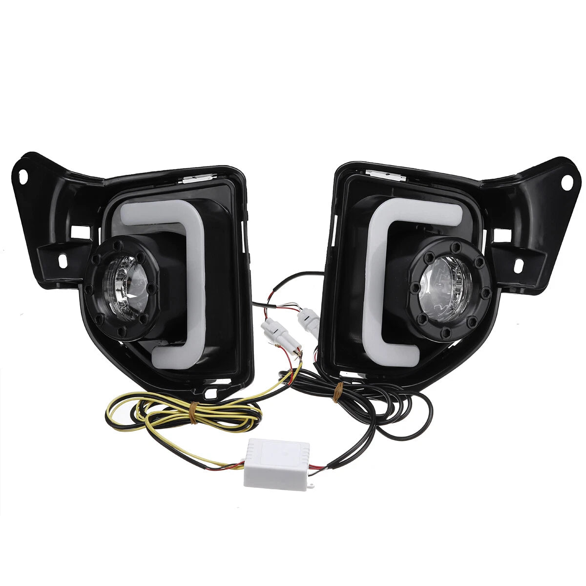 Pair Fog Light Lamp DRL Turn Signal for Toyota Hiace (2014–2018)