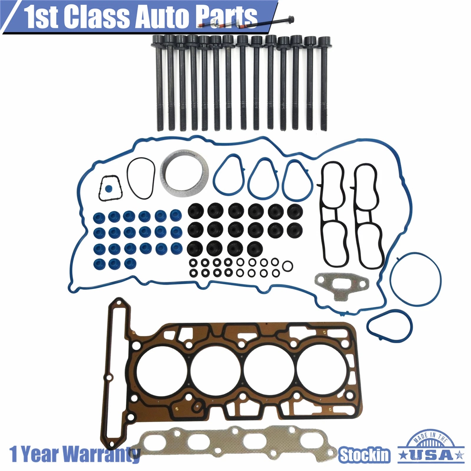 Head Gasket Set with Bolts for Chevy Colorado GMC Canyon (2004–2012)