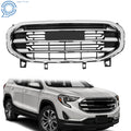 Front Bumper Grille for GMC Terrain SLT SLE (2018–2021) Black Chrome