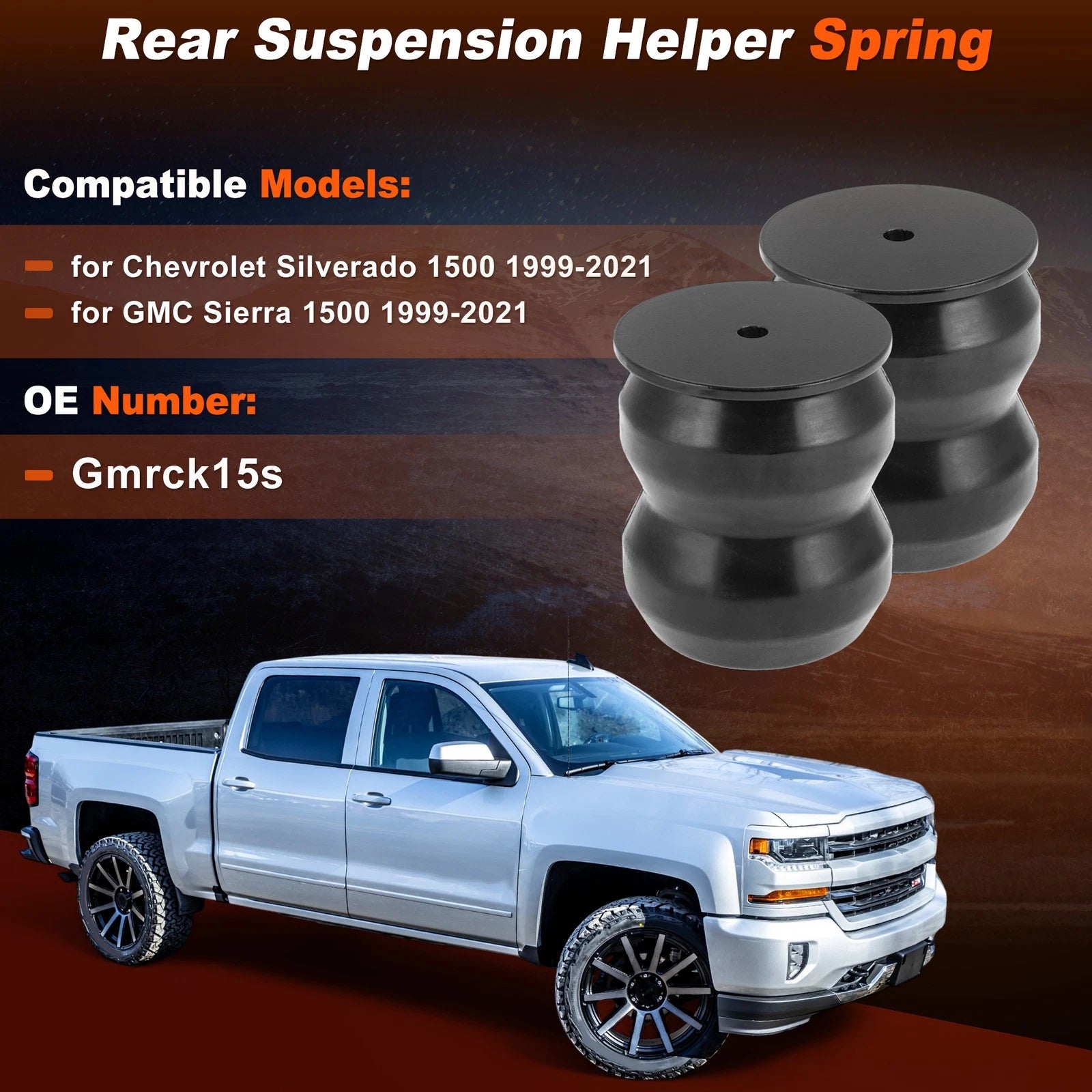 Rear Suspension Helper Spring Kit for Chevrolet Silverado 1500 (No.Gmrck15s)