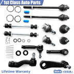 12pc Front Suspension Ball Joints Sway Bars for Silverado GMC Sierra 1500 (1999–2007)