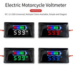 Voltmeter for Vehicle Monitoring DC12-150V Clear LCD Display