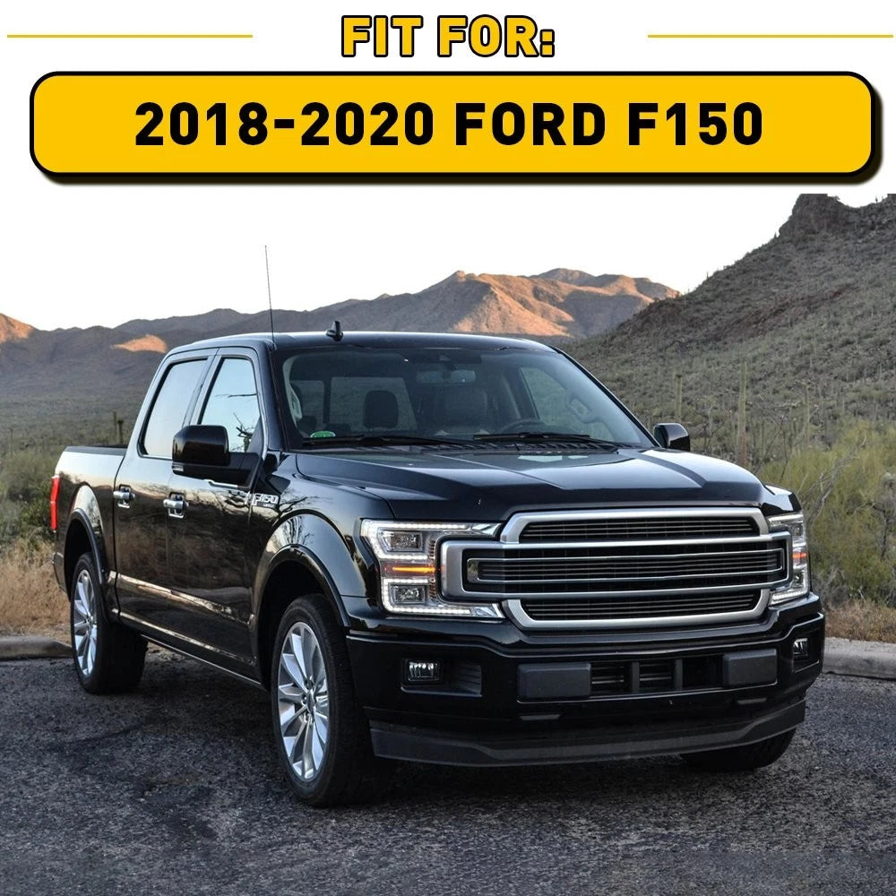 Front Bumper Cover Lower Grille Trim Panel for Ford F150 (2018–2020)