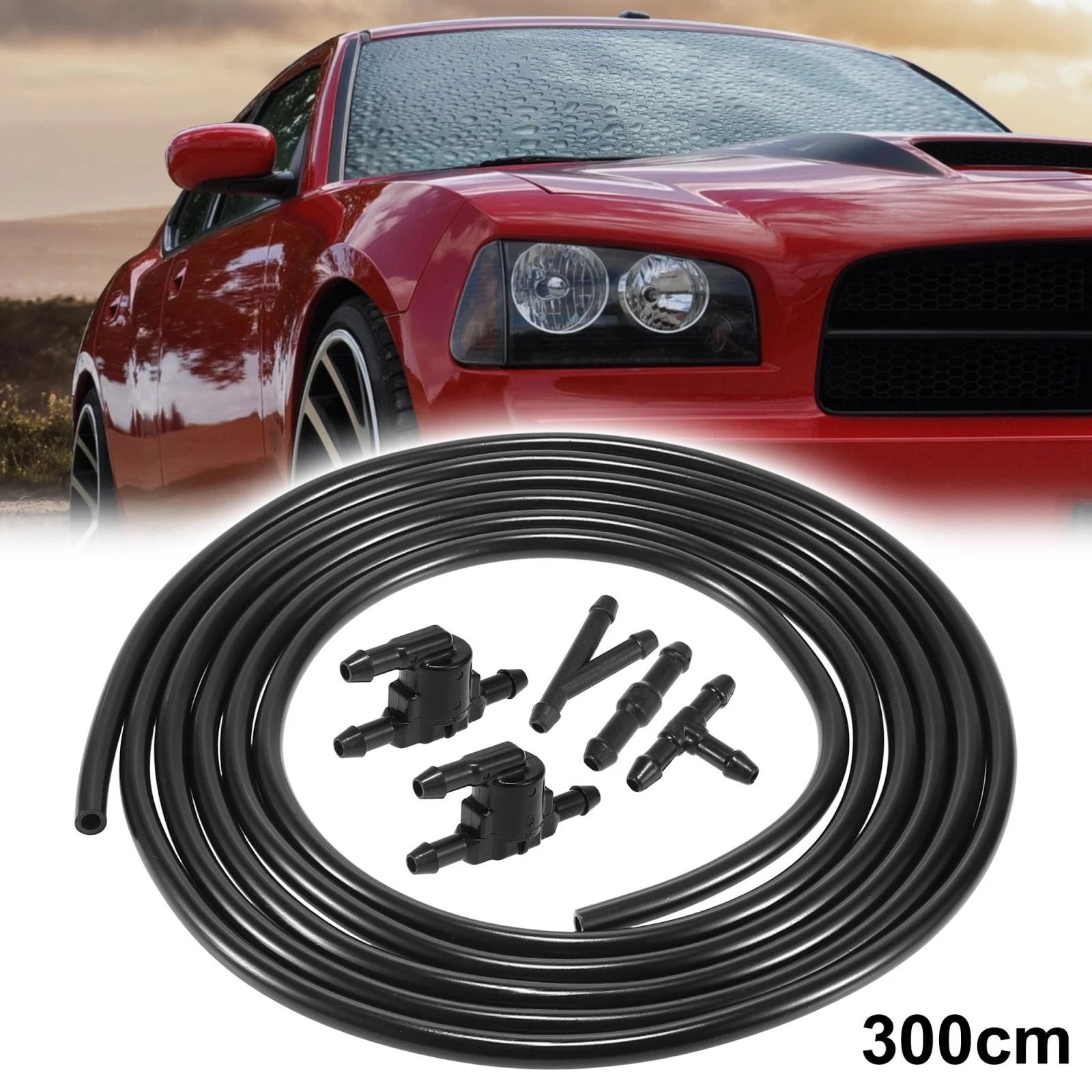 Windshield Washer Hose Kit 300cm for Toyota Corolla Tundra (2000–2023) 85321-28020